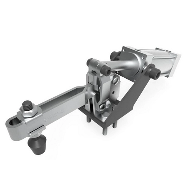 Vendita online Bloccaggio pneumatico verticale base piatta braccio regolabile 230 Kg.